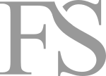 Capital letter F and capital letter S representing the Feldstein & Stewart logo